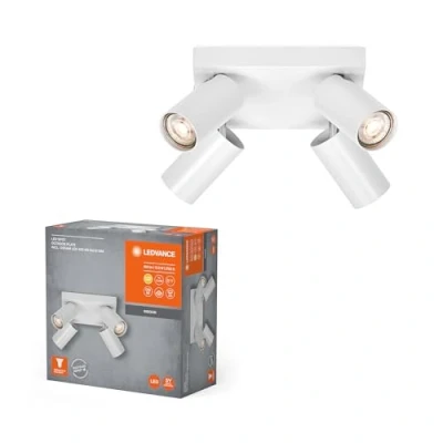 Image de Spot LEDVANCE OCTAGON PL Blanc 4 x 3,4W, GU10, 920lm Température de couleur 2.700K Lumière chaude
