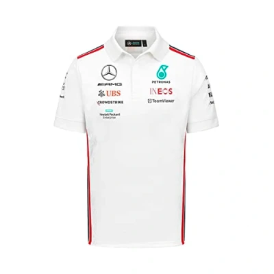 Image de Mercedes AMG Petronas Formula One Team Polo d’équipe 2023 Blanc Taille: M