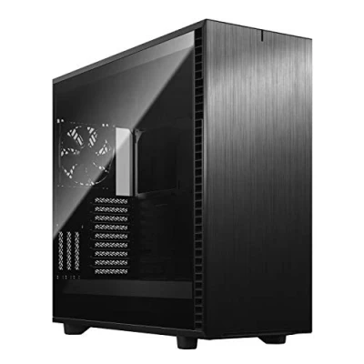 Image de Fractal Design Define 7 XL Black Brushed Aluminum/Steel E ATX Silent Modular Dark Tinted Tempered Glass Window Full Tower Computer Case