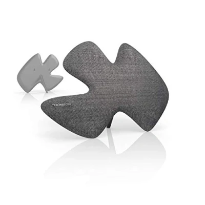 Image de Thomson Antenne Intérieure &quot;ANT1639&quot; (Design UHD &quot;Sculpture&quot;, pour réception numérique DVB T/DVB T2 et HDTV, actif, 2 m, Performance 55) Noir/Gris