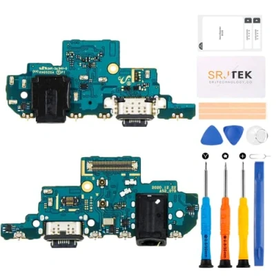 Image de SRJTEK Connecteur de station d&#039;accueil rechange pour Samsung Galaxy A52s 5G avec port charge A528 SM A528B microphone/prise audio/antenne