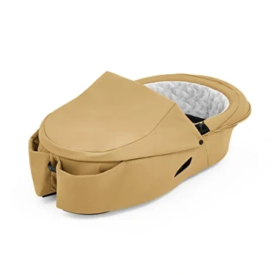Image de Stokke Nacelle Xplory X, Jaune Amovible pour Poussette X Doublure intérieure Douce et Matelas Respirant Housse Coupe Vent Poches faciles d’accès