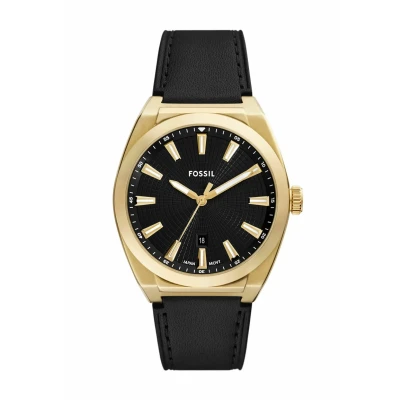 Image de Fossil Montre, Homme, Taille: One Size, Black