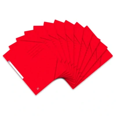 Image de Oxford 400116328 Lot de 10 classeurs à coin Top File+ A4 rouge