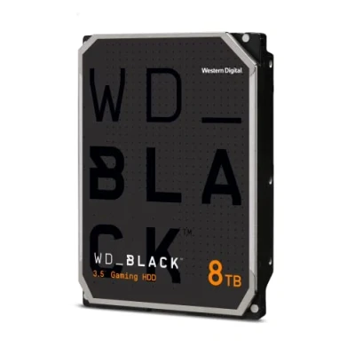 Image de WD_BLACK Western Digital WD8002FZBX Disque Dur Interne 8 to 7200 TR/Min SATA 6 Go/s, 256 Mo de Cache, 3,5&quot;