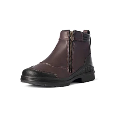 Image de Ariat Chaussures d&#039;Écurie Barnyard Side Zip Marron foncé 37