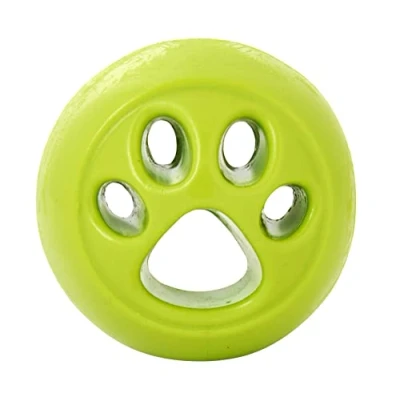 Image de Planet Dog Jouet à friandises pour Chien Nooks en Orbee Tuff Empreinte de Patte Vert