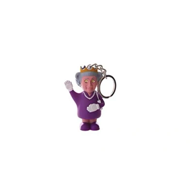 Image de Portachiavi con suono e luci led a forma di Regina Elisabetta Souvenir Inghilterra