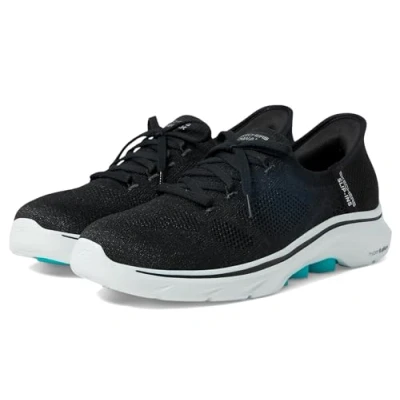 Image de Skechers Femme Go Walk 7 Via Basket, Noir, 36 EU