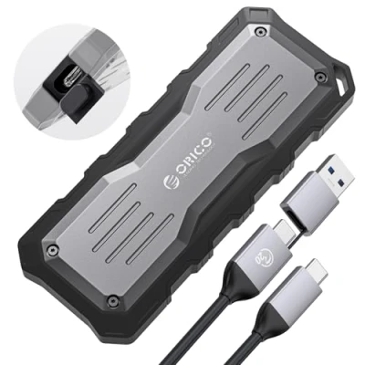 Image de ORICO Extreme Portable SSD 512 Go, USB 3.2 Gen 2x2 Disque Dur Externe Robuste, 2000MB/s en Lecture, 1800MB/s Écriture, 20Gbps, Idéal pour Les Éditeurs Extérieur O20
