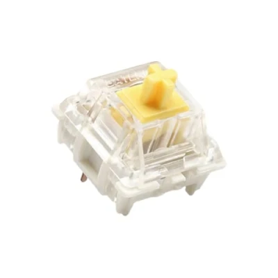 Image de Pack de Switches Gateron KS 9 pour Claviers Mécaniques Plate Mounted (Gateron Yellow, 65 Pcs)