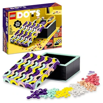 Image de LEGO 41960 Dots La Grande Boîte, Activité Manuelle pour Créer Un Espace de Rangement Chambre d&#039;enfants, Loisir Créatif 6 Ans et Plus