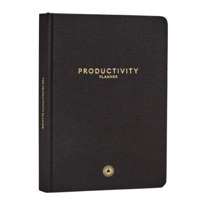 Image de Intelligent Change Productivity Planner (Undated 6 Months) Daily Journal for Focus and Time Management Project Organizer with Inspirational Quotes Motivation Minimalist Black Notebook