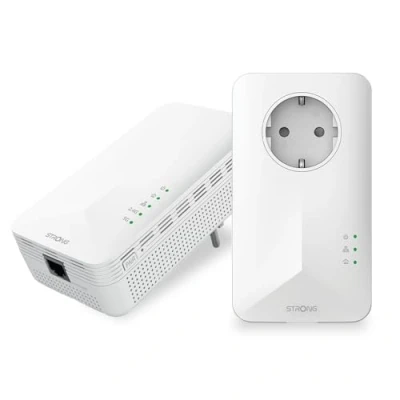 Image de Strong POWERL1000DUOWIFIEUV2 Adaptateur réseau CPL 1000 Mbit/s Ethernet/LAN WiFi Blanc 2 pièce(s)