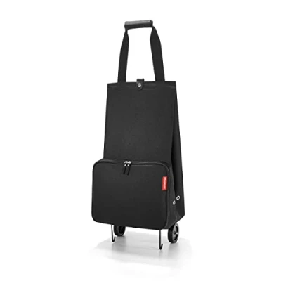Image de reisenthel foldabletrolley Chariot Pliable et Peu encombrant pour des achats spontanés, fabriqué en matériau déperlant, Black