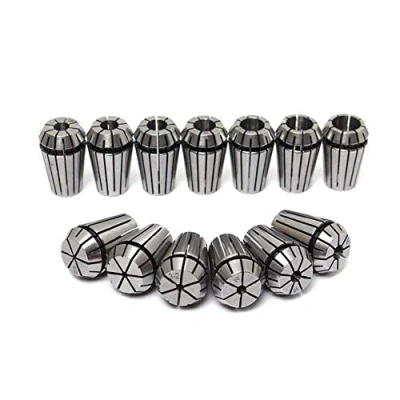 Image de RATTMMOTOR ER11 Lot de 14 pinces serrage 1 à 7 mm pour défraiseuse, gravure CNC, support outils fraisage, tour