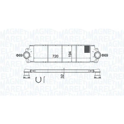 Image de MAGNETI MARELLI 351319204200 Intercooler VOLKSWAGEN: Multivan 5 (7HM, Transporter 5, Bus oscaro, mister auto, yakarouler