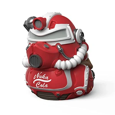 Image de TUBBZ Figurine de Canard Nuka Cola T 51 en Caoutchouc Vinyle à Collectionner Produit Officiel Fallout Thriller TV et Jeux vidéo