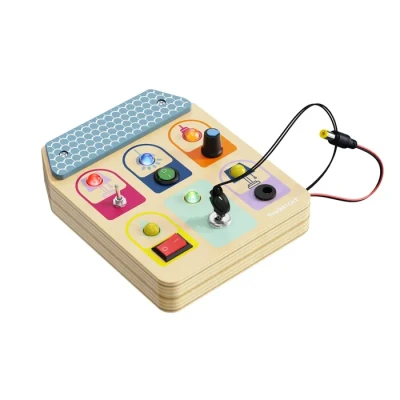 Image de Busy Board TOPBRIGHT Interrupteur de lumière 3 boutons Poussoir Intérieur