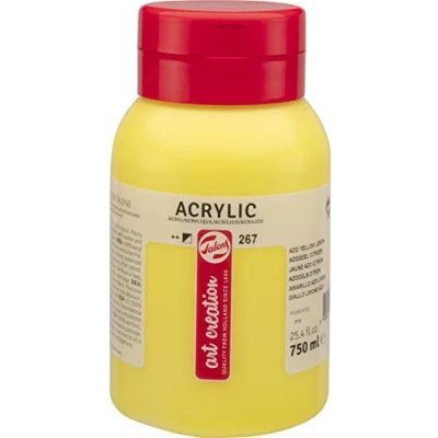 Image de Peinture Acrylique en pot jaune azo citron 750ml Royal Talens