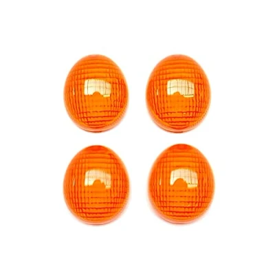 Image de Motodak Cabochon Clignotant Scoot Adaptable Peugeot 50 ludix, tkr Furious, xp6 AV+AR Orange (x4) Replay