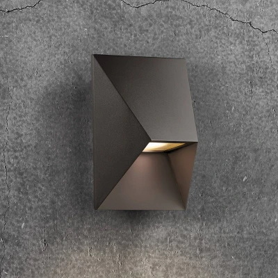 Image de Applique murale Nordlux luminaire Extérieur PONTIO connexion parallèle possible, Aluminium Noir H. 19 IP54