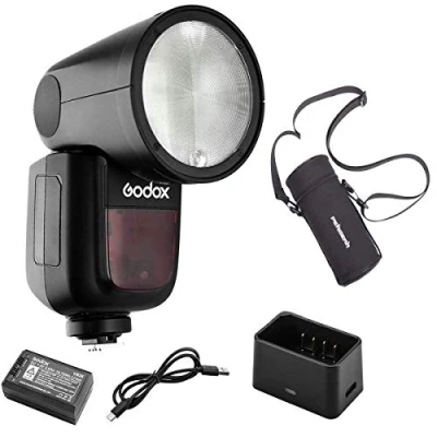 Image de Godox V1 Flash TTL à tête Ronde pour Pentax