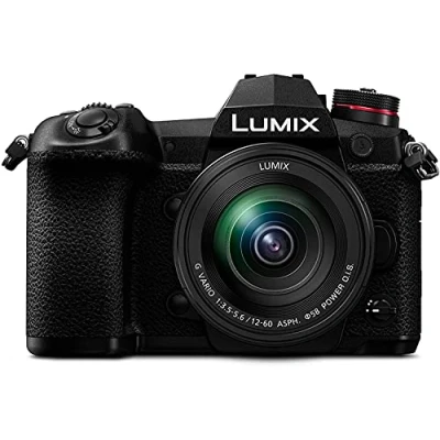 Image de Panasonic Lumix DC G9 + G Vario, 12 60mm, F3.5 5.6 ASPH MILC 20,3 MP Live MOS 5184 x 3888 pixels Noir Neuf