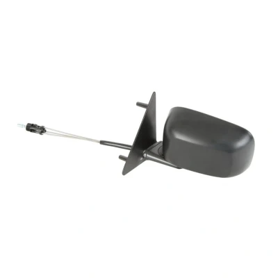 Image de Rétroviseur extérieur Tyc 337 0100 gauche noir Ajustage par câble, plain VOLKSWAGEN: GOLF 2