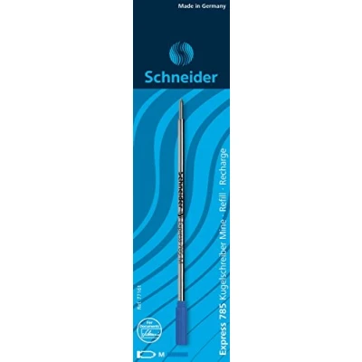 Image de Schneider Recharge pour stylo à bille pointe moyenne Bleu Express 785