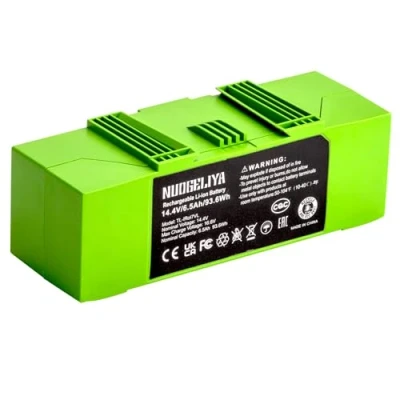 Image de Batterie de rechange Li ion pour iRobot Roomba e et i Series i7+ i7 7150 7550 i7550 14,4 V 6500 mAh