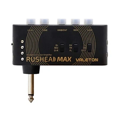 Image de VALETON Rushead Max USB rechargeable portable guitare de poche basse casque ampli cabine multi effets plug in