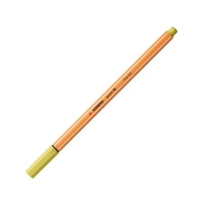 Image de STABILO Lot de 3 Feutres à pointe fine point 88, jaune moutarde
