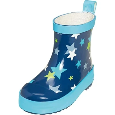 Image de Playshoes Bottes En Caoutchouc Basses de pluie Mixte Enfant, Étoiles, 28/29 EU