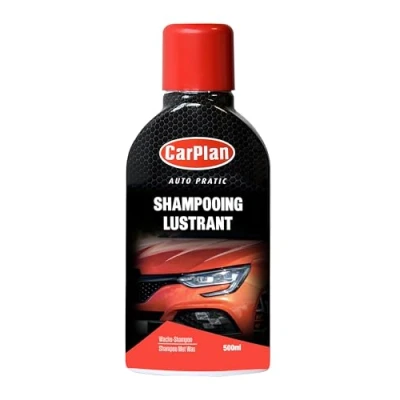 Image de Carplan Auto Pratic Shampooing Lustrant 500 ML, Black