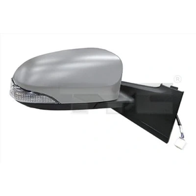 Image de Rétroviseur extérieur Tyc 336 0074 gauche avec couche d&#039;apprêt pour ajustage électrique des rétroviseurs, convexe, chauffant