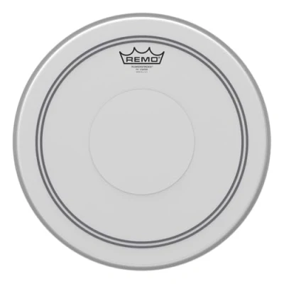 Image de Remo CS Powerstroke 3 P3 0114 C2 Peau de batterie Blanc gratté 14&quot;