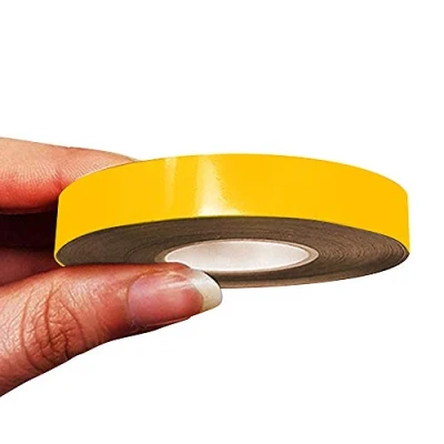 Image de 4R Quattroerre.it 10497 Trim Stripes Bandes Adhésives pour Voitures, Jaune, 10 mm x MT