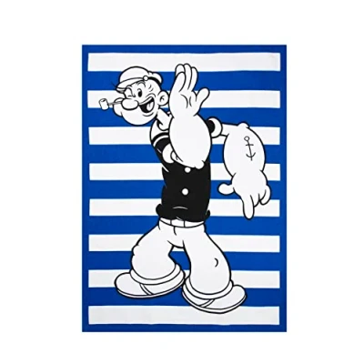 Image de Excelsa Popeye torchon de Cuisine, 100% Coton, 70 x 50 cm, avec boutonnière
