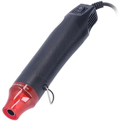 Image de Mini pistolet à air chaud, chaud pratique et portable 390℉ Large application pour les projets de bricolage(Norme européenne 230V)