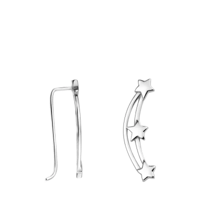 Image de SOFIA MILANI Boucles d&#039;Oreilles pour Femme en Argent 925 Grimpeur d&#039;Oreille avec Motif Forme d&#039;Étoile 20734