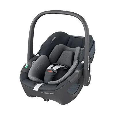 Image de Maxi Cosi Pebble 360 i Size, Siège auto bébé, nouveau né 360, 0 à 15 mois (40 83 cm), Rotation une main, Protection G CELL contre les chocs latéraux, Essential Graphite