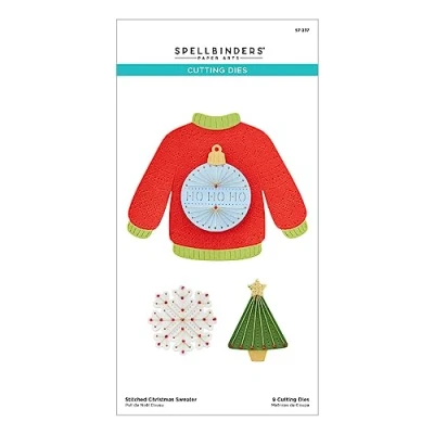 Image de Spellbinders Matrices de découpe gravées pour pull Noël la collection