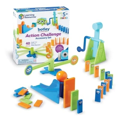 Image de Learning Resources Kit d&#039;accessoires de défis pour le robot codage Botley