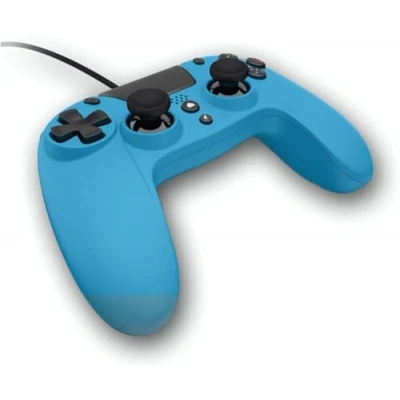 Image de Manette PS4 filaire Gioteck VX4 Design ergonomique Port Jack 3,5 Bleu