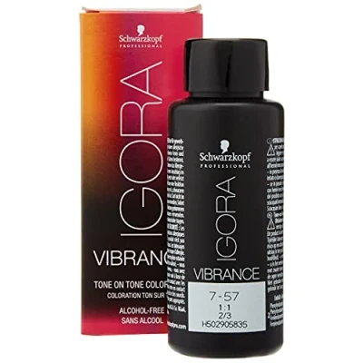 Image de Schwarzkopf Igora Vibrance 7 57 Blond Doré Cuivré 60 ml
