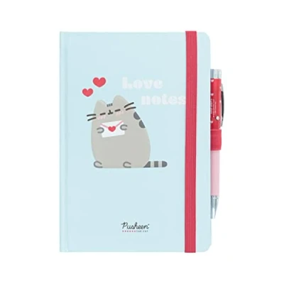 Image de Grupo Erik Carnet de notes Pusheen avec Stylo Ligné Format A5 Notebook, Journal Intime, Fournitures Scolaires
