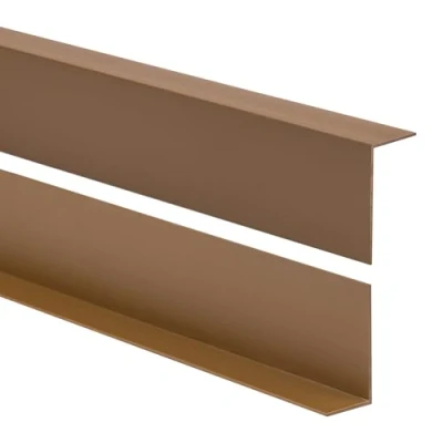 Image de Quest Angle de protection des bords en PVC Sans ruban adhésif Bande bord et coins Profilé d&#039;angle 50 x 20 mm 100 cm Gris