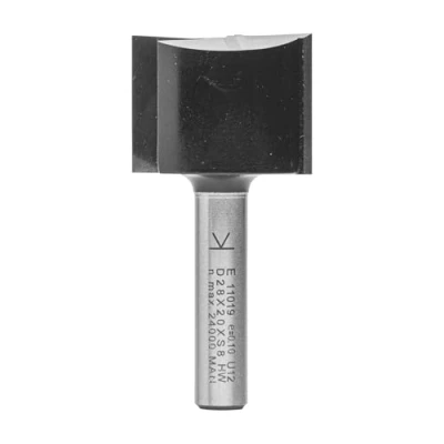 Image de ENT 11019 Fraise à rainurer Carbure, Queue (S) 8 mm, Diamètre (D) 28 NL 20 SL 32 GL 52 avec plaquette frontale