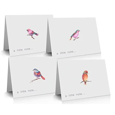 Image de 12 cartes simples de qualité supérieure fabriquées à partir papier recyclé